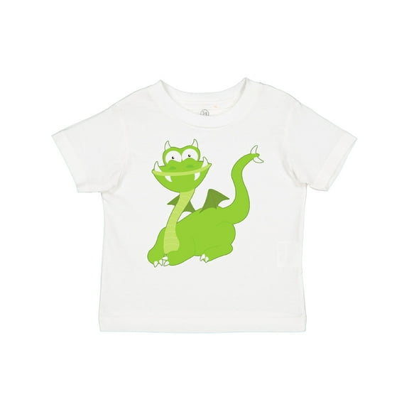Inktastic Green Dragon Boys or Girls Toddler T-Shirt