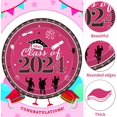 thumbnail image 3 of Graduation Party Supplies 2024, 80PCS Maroon Graduation Party Dinnerware Disposable Paper Plates Tableware Congrats Grad Party Plates Supplies Happy Graduation Decorations Class of 2024, 3 of 4