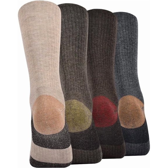 timberland comfort cushioned crew socks 4 pairs br-dn