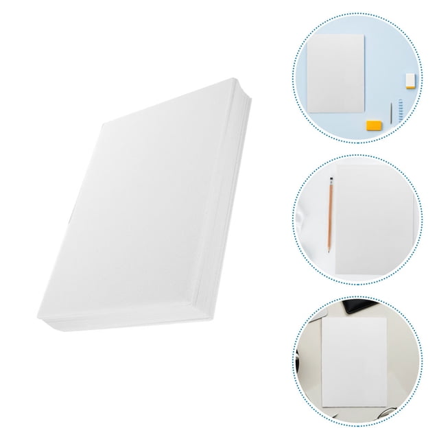 BRIGHTFUFU 20PCS Craft Paper for Printmaking White Paper Set for Home Crafting and Family Interaction
