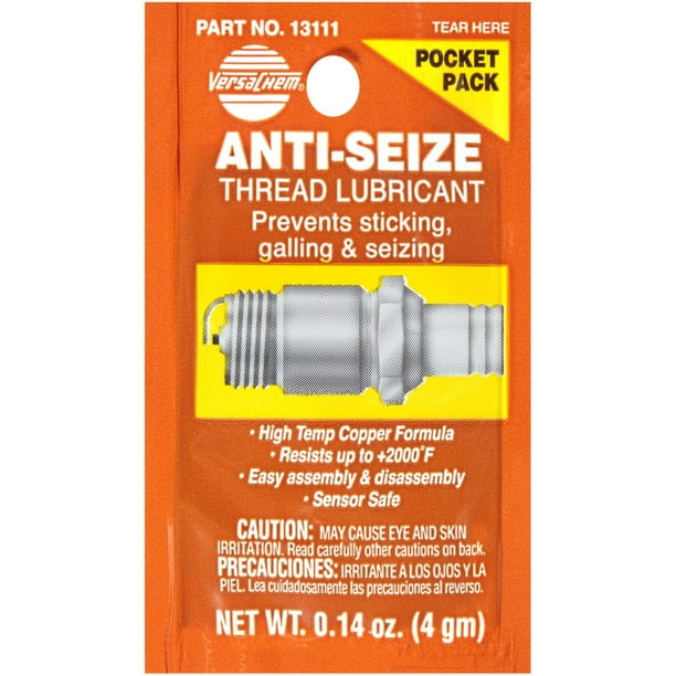 VersaChem AntiSeize Thread Lubricant 0.14 oz. Single Use Pack 13111