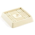 thumbnail image 1 of Shepherd 9166 4 Compter 2 Po Tasses Carrées en Caoutchouc Coussiné Blanc, 1 of 1