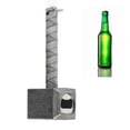 thumbnail image 4 of Abridor de botellas, abridor de cerveza, regalo único en forma de martillo para hombres, esposos, papás y novios, plata, 4 of 11