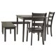 Weston Home Lexington 5-Piece Breakfast Nook Dining Set, Rectangular ...