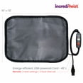 thumbnail image 4 of (4 pack) Cabeau Incredi-Heat USB-Powered Portable Heating Pad, 3 Heat Settings, Auto Shut-Off, Black, 4 of 10