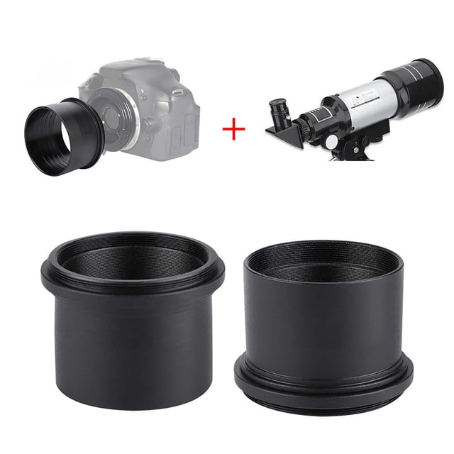 2 Inch M48x0.75 Astronomic Telescope Eyepiece Lens Adapter for Direct Focus Photography SLR Cameras