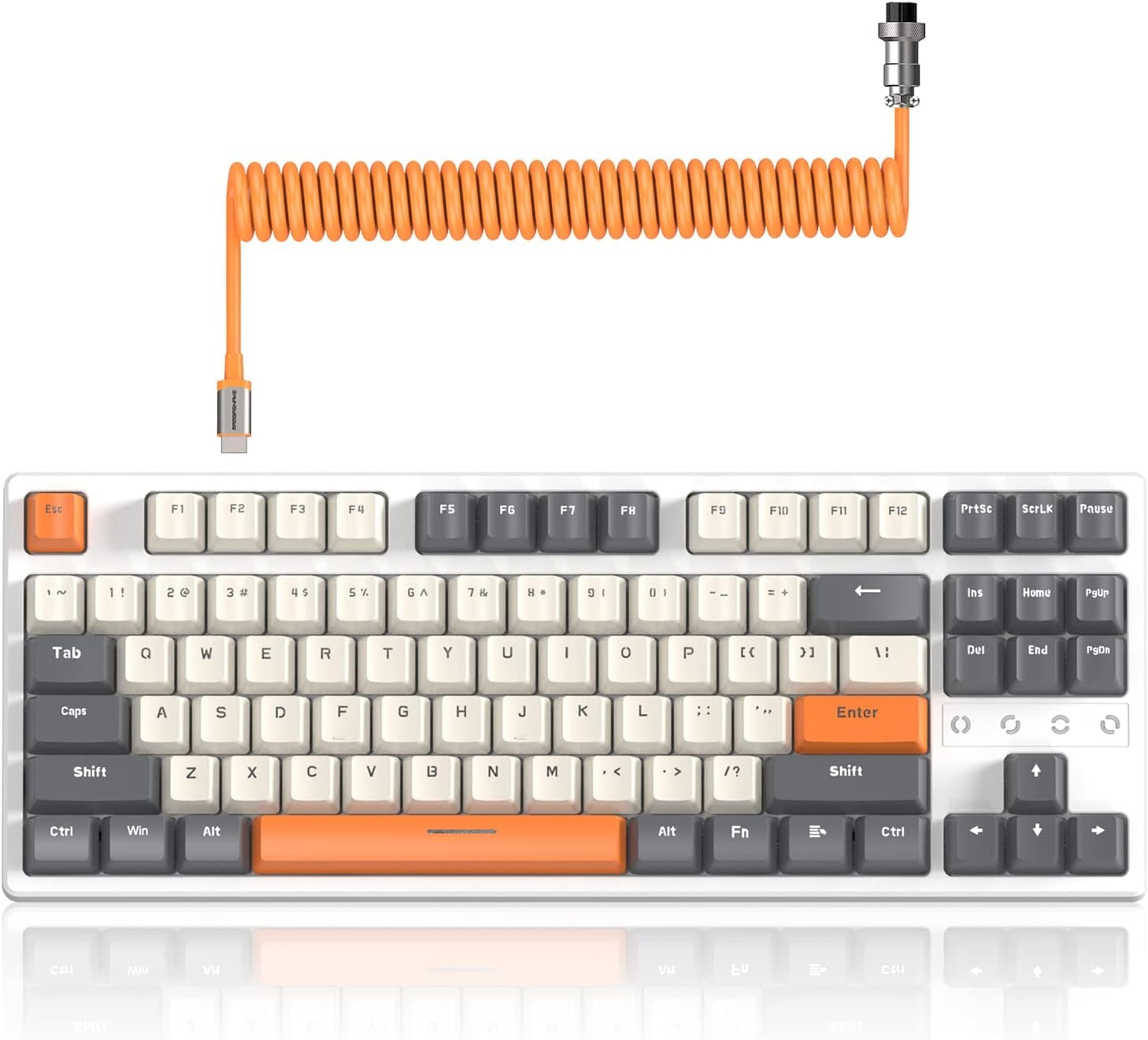 Attack Shark Gaming Keyboard 2.4G/BT5.0/USB-C Cable,Hot-swap Tactile Switch,RGB,3000mAh for PC