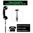 thumbnail image 2 of iMBAPrice Telephone Cord White, 360° Rotating Landline Cord Untangler Compatible with RJ11 Connector, 2 of 5