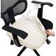 thumbnail image 1 of Funda de asiento para silla de oficina FORCHEER, impermeable, piel sintética color crema, 1 of 7