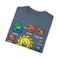 thumbnail image 3 of Orbiting Different Planets Astronomer Graphic Cute Astrology Lover Educators Men Women Unisex Garment-Dyed T-shirt, 3 of 4