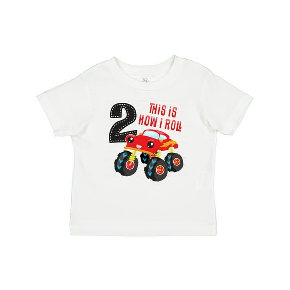 Inktastic Monster Truck How I Roll 2nd Birthday Boys Baby T-Shirt