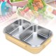 thumbnail image 1 of Fiambrera Caja De Acero Inoxidable De 2 Compartimentos Para Niños, Contenedor De Comida Portátil Para Llevar A Mano Caja De Almacenamiento De Alimentos De 1,2 L Para El Trabajo,, 1 of 7