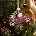 thumbnail image 6 of Qjidjing Christmas Wooden Car Craft Accessory Decorations for Christmas Tree Ornaments, Car Interior, Indoor Home Party, 6 of 7