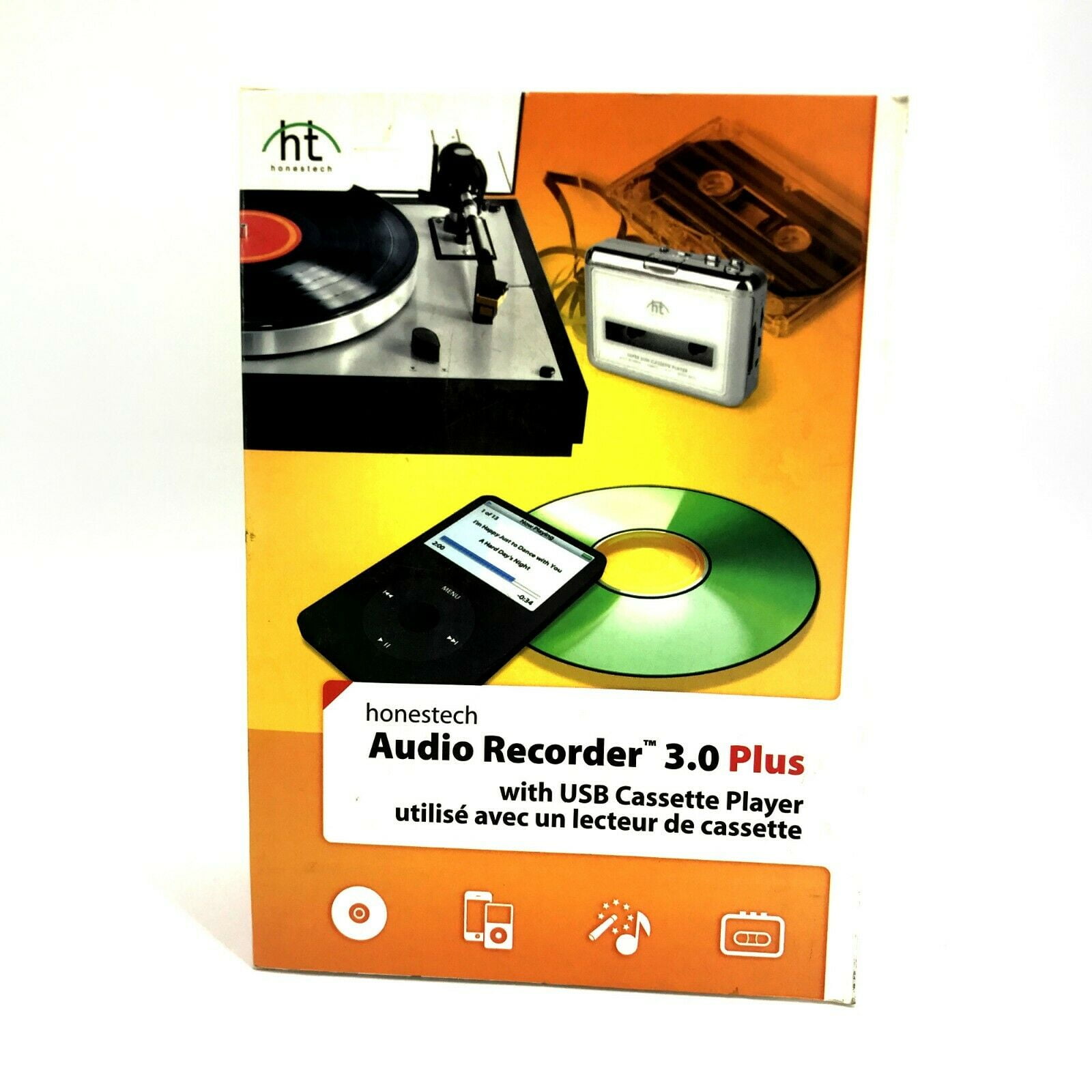 Honestech Audio Recorder 3.0 Plus with USB Cassette Player