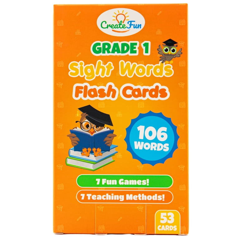 1st grade sight words flash cards Sight Word Flash Cards (Grades 1 & 2)