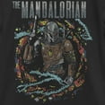 thumbnail image 2 of Girl's Star Wars: The Mandalorian Cosmic Mando  Graphic Tee Black Large, 2 of 4
