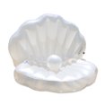 thumbnail image 2 of Swimming Pool Inflatable Floater Giant Shell Floating Bed Beach Swimming Pool Seaside Shell Shaped Water Sofa Floating Air Bed Water Floating Row Cush_Special Gift, 2 of 5