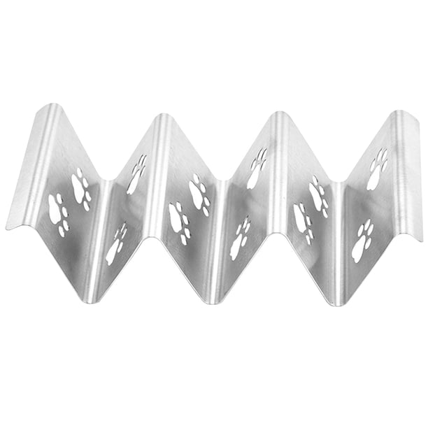 KAKOWELY Soporte para burritos de acero inoxidable, soporte decorativo para tacos, soporte metálico para tacos, soporte para burritos