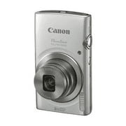 canon powershot elph 180 digital camera silver 8x optical zoom - 32gb kit bundle