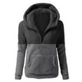 thumbnail image 1 of LSLJS Womens Zip up Hoodies Oversized Sweatshirts Fleece Jackets with Pockets, 1 of 3