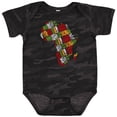 thumbnail image 3 of Inktastic Black History Month Africa in Handmade Textile Fabric Boys or Girls Baby Bodysuit, 3 of 5