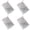 White 4PCS, variant on Soap Bag Suds Maker Mesh Net Bags Sack Bath Pouches Holder