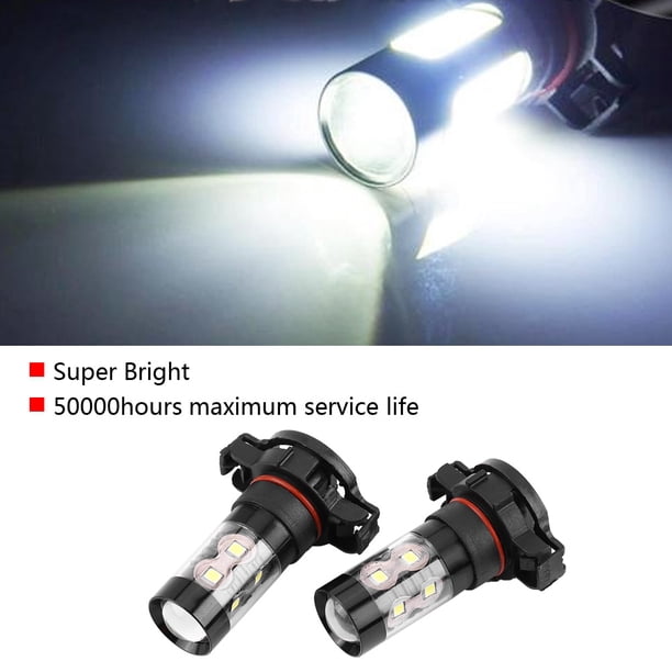 Bombilla LED, 2 piezas H16 12 V-24 V Bombilla de luz antiniebla para coche Bombillas LED para coche Las mejores de su clase