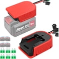 thumbnail image 1 of 2pcs Power Wheels Adapter for Bauer 20V Battery, Power Station Conversion Kit with Fuses, Terminals, 14AWG Wire, Converter for Rc Car Toys, Robotics, Rc Truck, 1 of 9