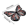 thumbnail image 2 of Colorful Butterfly Rug for Bedroom, 39.3 x 27.5 inches Washable Non-Slip Thick Plush Butterfly Shaped Play Floor Mats Ultra Soft Shaggy Throw Area Rugs for Kitchen Bathroom Dorm Home Decor, 2 of 5