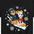 thumbnail image 3 of Paw Patrol - Chase Marshall Sledding - Toddler And Youth Short Sleeve Graphic T-Shirt, 3 of 6
