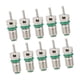 thumbnail image 5 of Kit de válvulas de servicio de aire acondicionado automotriz de 10 piezas, premium universal Verde, 5 of 8