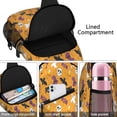 thumbnail image 4 of Sling Backpack,Halloween Icons Pattern Sling Bag with Water Bottle Holder,Waterproof Sling Bag for Men/Women with Headphone Jack for Hiking,Travel, 4 of 6