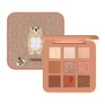 thumbnail image 1 of HHBEAUTY 9 Colors Eyeshadow Matte Earth Color 3D Embroidered Eyeshadow Palette, Matte&Glitter&Shimmer Eyeshadow,for Eye Makeup Long Lasting Waterproof Eye Makeup Palette, Bright-Colored Eye Shadow, 1 of 6