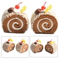 thumbnail image 4 of Simulation Cake Fake Fruit Bread Model Swiss Roll Shop Window Home Refrigerator Decor Food Photography Props Autumn Decoration, 4 of 11