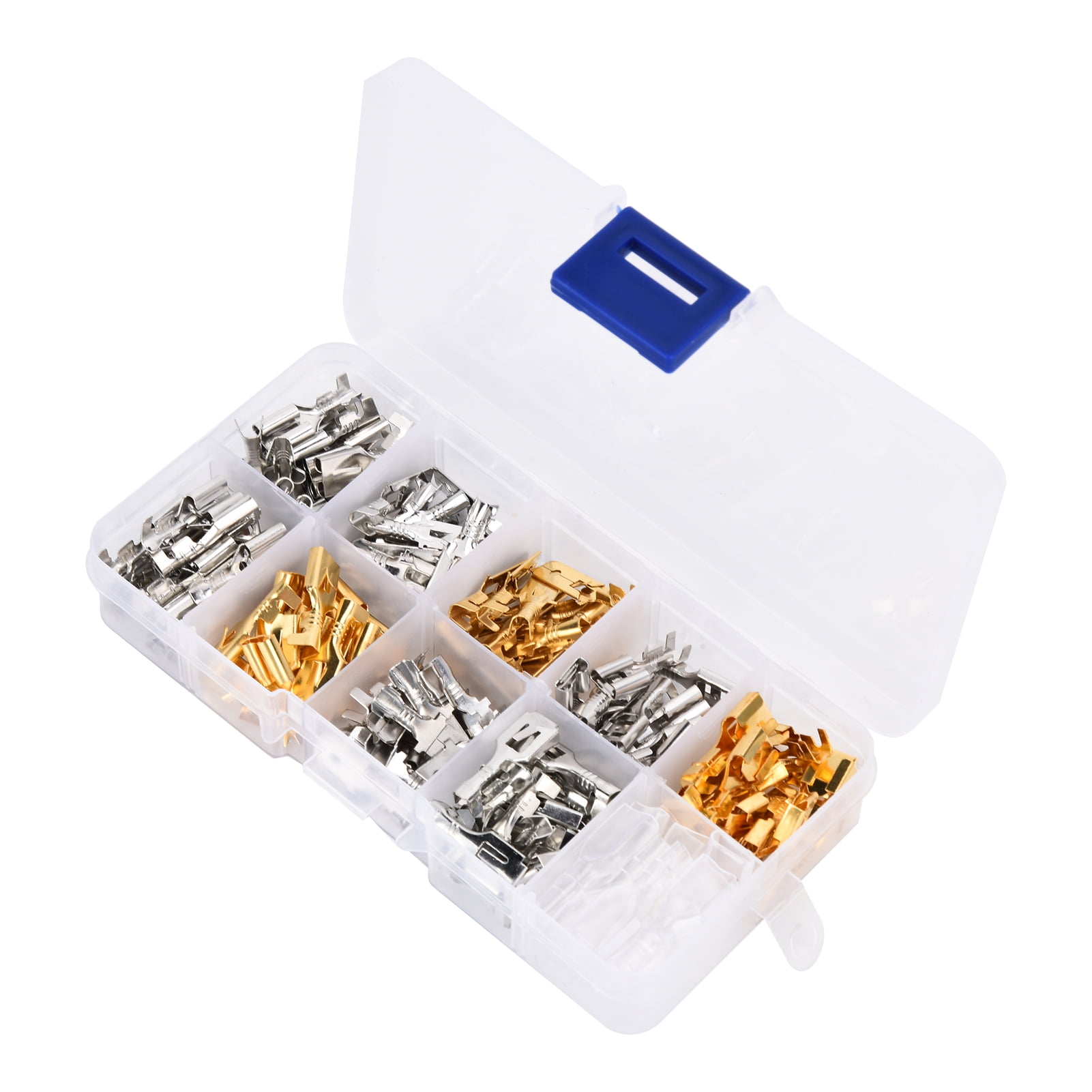 Loewten Wire Terminals Connector,150Pcs Wire Terminals Brass Oxidation ...