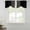 Black, variant on Yellow Beige Striped Tie Up Valance Curtains for Windows, Kitchen Curtains Window Treatments, Modern Farmhouse Retro Lines Short Window Shades Valances for Bedroom Bathroom Cafe 42"x18"