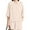 02-Apricot, variant on MINTREUS Women's Mock Neck Lounge Set 3/4 Sleeve Tops and Elastic Waist Shorts Cozy Loungewear Sweatsuit with Pockets
