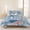 Teal, variant on 3 Pieces Queen Quilt Set,Vintage Country Beige Linen Texture Soft Bedding Sets with 1 Quilt & 2 Pillow Shams,Farm Burlap Summer Bedspread Lightweight Coverlet Comforter for All Season