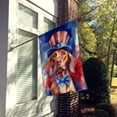 thumbnail image 3 of Vizsla Patriotic American House Flag 28 in x 40 in, 3 of 7