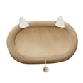 thumbnail image 4 of Cama rascadora para gatos, lindo mueble protector para jugar, tablero rascador para gatos con pelota 65 cm x 40 cm, 4 of 8