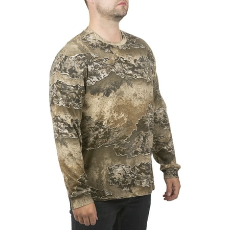 Realtree Summit Men s Long Sleeve Scent Control Camouflage Tee Shirt