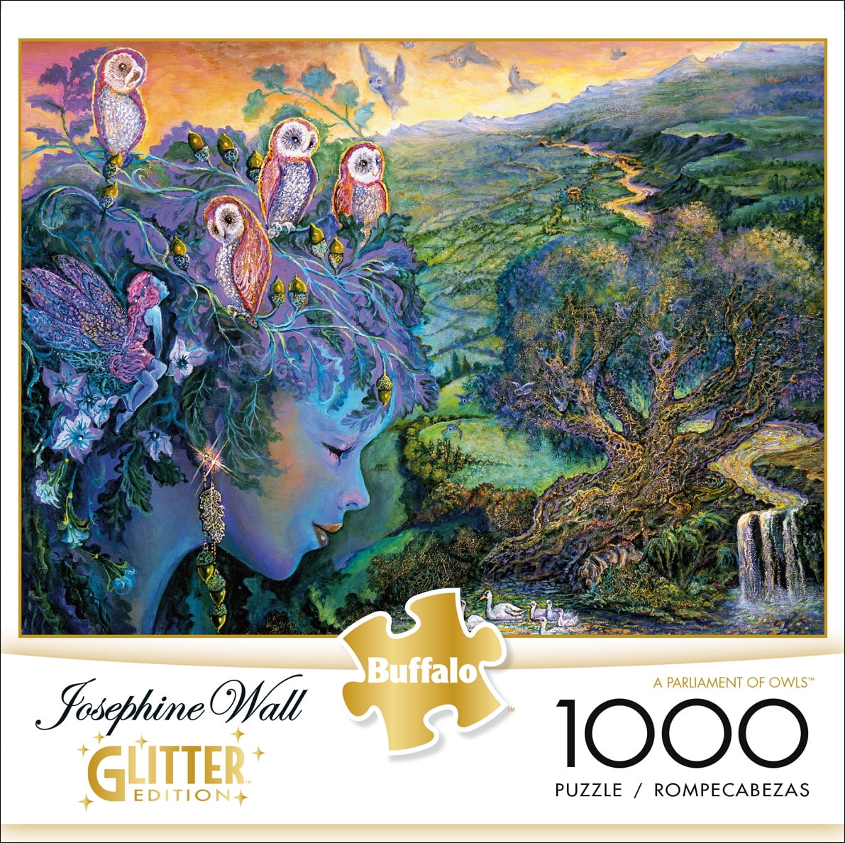 Buffalo Games 1000-Piece Josephine Wall A Parliament of Owls Interlocking Jigsaw Puzzle for Adults Ages 14+