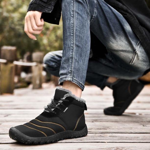 fermeture éclair botte hiver homme tres chaude