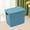 Blue-M, variant on Plastic Storage Box with Lid and Handle Stackable Storage and Organizer Bin for Home Office Dormitory Organizing, 26.5x6.89x9.84in Cube Storage Boxes Organizer Container