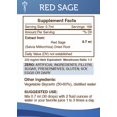 thumbnail image 4 of Secrets Of The Tribe Red Sage Tincture Dietary Supplement, Natural Herbal Extract for Cognitive Support, Red Sage (Salvia Miltiorrhiza) Dried Root, Alcohol-Free Extract, Drops 2x4 oz, 4 of 6