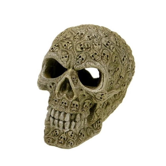 Blue Ribbon Pet Products 006243 Exotic Environments Haunted Skull, Small