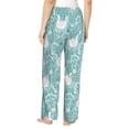 thumbnail image 3 of Balery Swan And Flowers4 print Women's Pajama Pants,Ultra Lightweight Pjs,Lounge Pant-XX-Large, 3 of 9