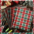 thumbnail image 3 of Tela Hahafelt vintage a cuadros navideños, 46 x 56 cm, 10 unidades, 3 of 6