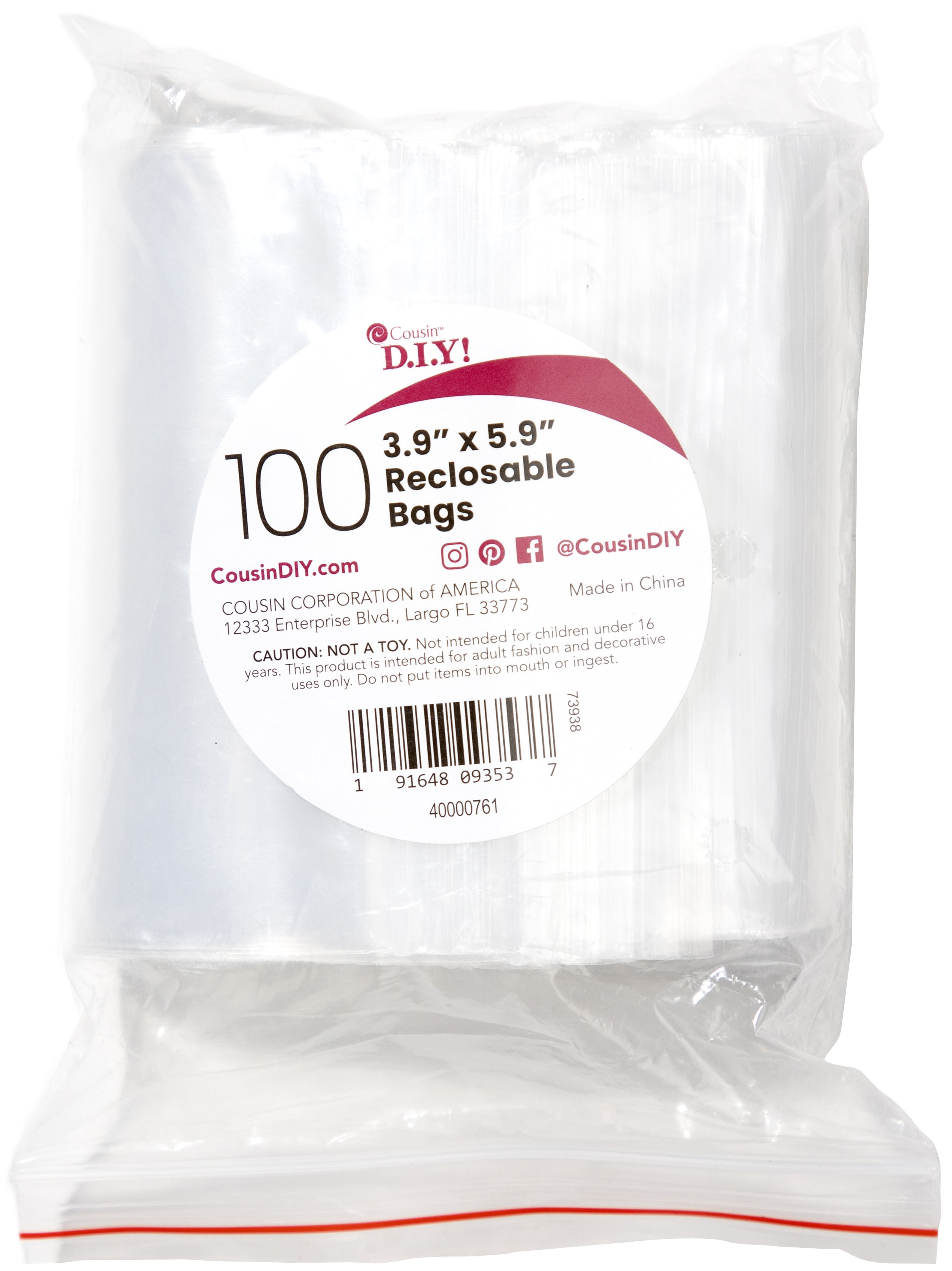 LintEater LintCatcher Bag - Dryer Vent Lint Collection Bag With Zipper & Stainless Steel Clips