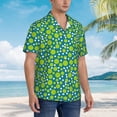 thumbnail image 3 of Susaid Tennis and golf balls Print Hawaiian Shirts for Men Women,Hawaiian Summer Short-Sleeve Casual Relaxed-Fit Button-Down,3X-Large, 3 of 7